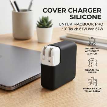 Gambar produk JRC Case Cover Charger MacBook MagSafe Ultra Thin Silicone Mac Pro 13 61W & 67W - S8130