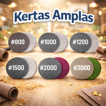 VITITE Kertas Amplas Bulat Sandpaper Orbital Sander 7.5cm 30 PCS - CB-30