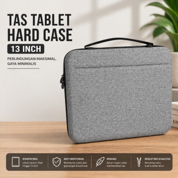 Tomtoc Tas Tablet iPad Hard Case Shell 13 Inch with Handle Travel - BM130