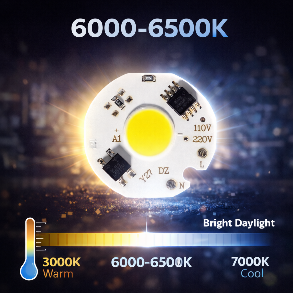 Ovicart Chip LED Lampu COB Floodlight Spotlight 6000-6500K 220V 10W - HO50 Gambar produk Ovicart Chip LED Lampu COB Floodlight Spotlight 6000-6500K 220V 10W - HO50