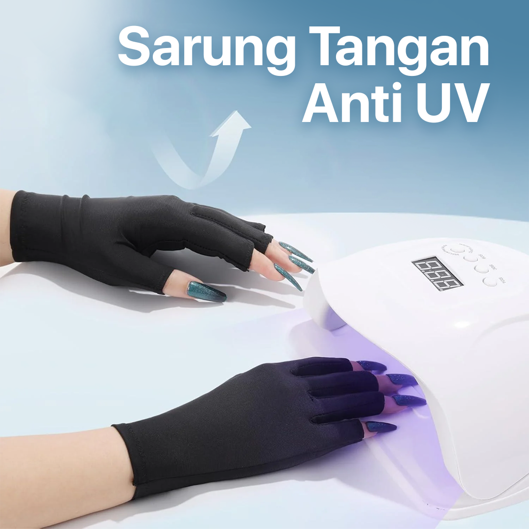 MALSHI Sarung Tangan Anti UV Sunscreen Gloves Nail Art - MS31 Gambar produk MALSHI Sarung Tangan Anti UV Sunscreen Gloves Nail Art - MS31 - Utama