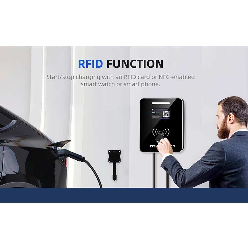 Gambar produk OTOHEROES Charger Mobil Listrik EV Card Bluetooth APP Type 2 Female 32A 7kW 1 Phase - MRS-ES-07032