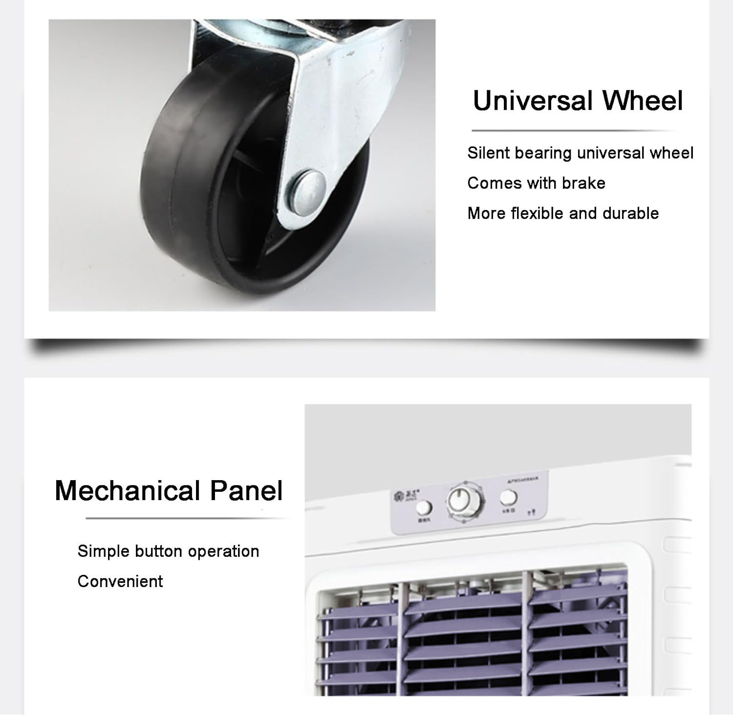 TaffHOME Kipas Air Cooler Industrial Pendingin 3 Speed 8.5m/s 135W 40L - 5000 Gambar produk TaffHOME Kipas Air Cooler Industrial Pendingin 3 Speed 8.5m/s 135W 40L - 5000