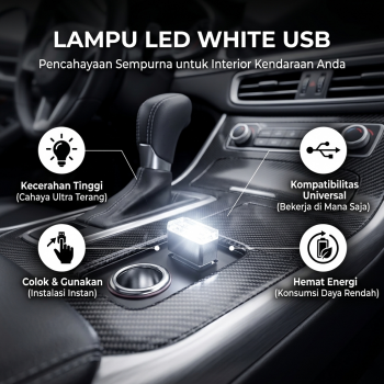 PHELENSEYE Lampu LED USB Mobil Dekorasi Car Interior Light 5V 0.034W - TY203