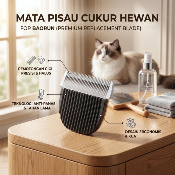 SARUCI Mata Pisau Cukur Hewan Pet Clipper Fine Teeth for Baorun - SR-35