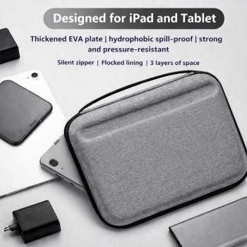 Tomtoc Tas Tablet iPad Hard Case Shell 13 Inch with Handle Travel - BM130