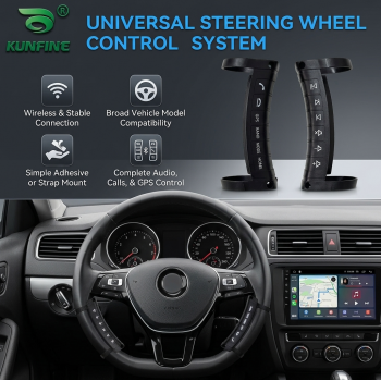 KUNFINE Universal Steering Wheel Control Media Button Setir Mobil - ZY-K01