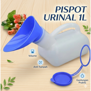 YUYU Portable Pispot Urinal Bottle Travel Potty Pria Wanita 1L - Y1000