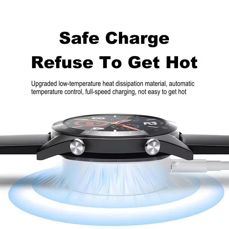 Gambar produk SPENIX Charger Smartwatch Huawei GT3/4/5 Magnetic Wireless USB 1M - SW-20