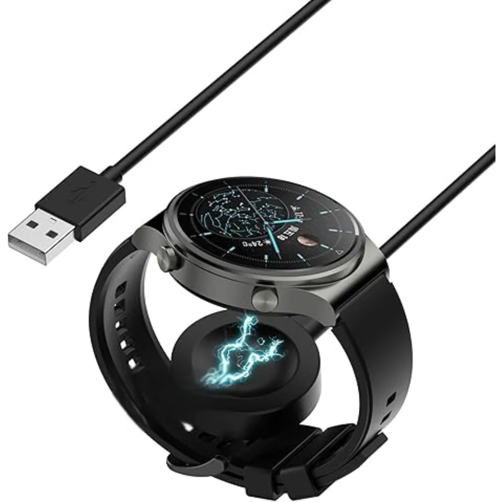 Gambar produk SPENIX Charger Smartwatch Huawei GT3/4/5 Magnetic Wireless USB 1M - SW-20