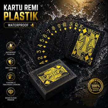 Toddi Kartu Remi Plastik Anti Air Waterproof - D932