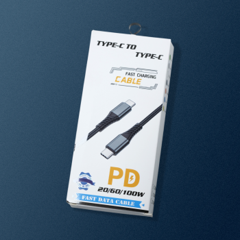 Gambar produk IBEN Kabel Data USB Type C Multifungsi Fast Charging Braided 240W 1M - GTG01