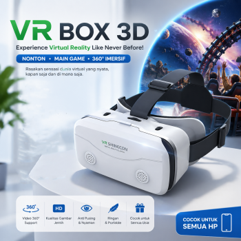 Gambar produk Shinecon VR Box 3D IMAX Giant Screen Headset Virtual Reality Glasses - SC-G15