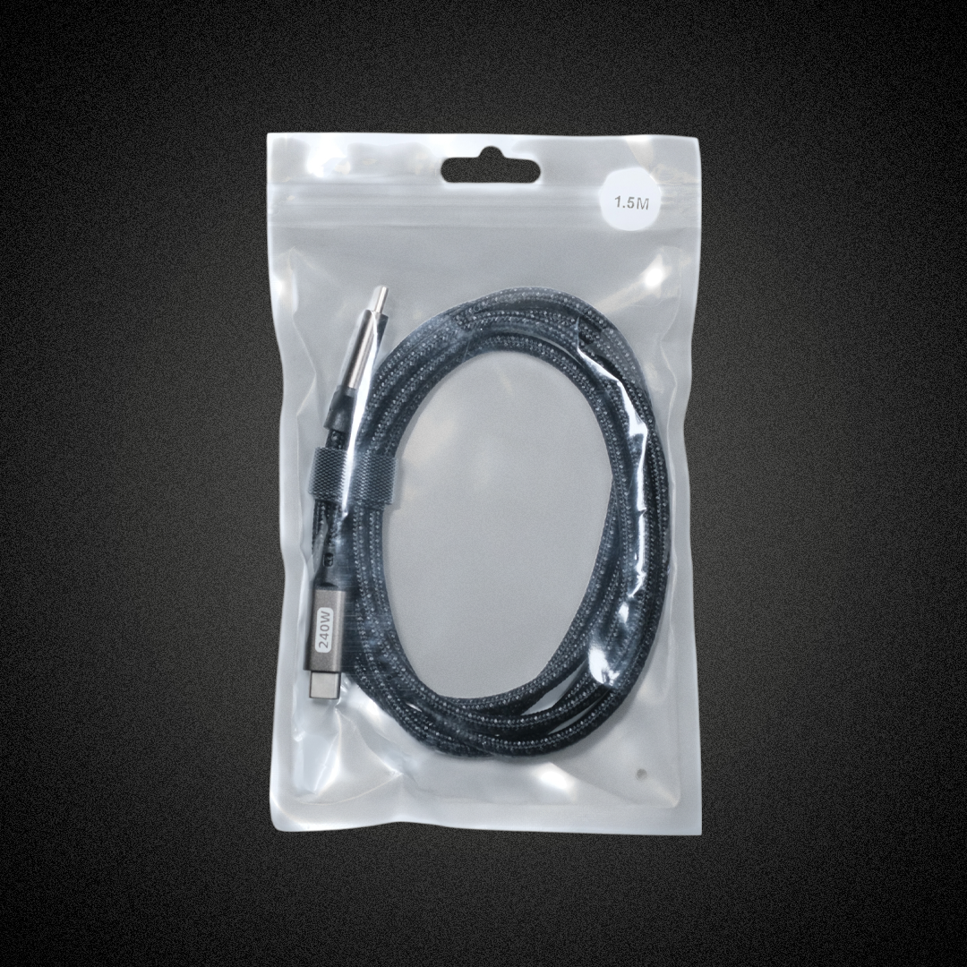 Gambar produk BYTE Kabel Data Type C to Type C Fast Charging PD 240W 1.5M - BY-24