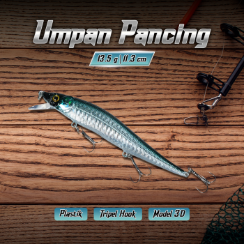 KAAP Umpan Pancing Ikan Carp Crankbait Minnow Lure 113mm - A0152