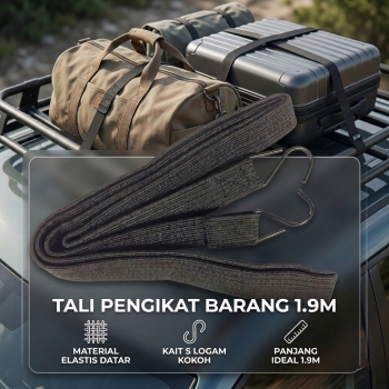 ROPER Tali Strap Pengikat Barang Suitcase Cargo Rope 1.9M - R205
