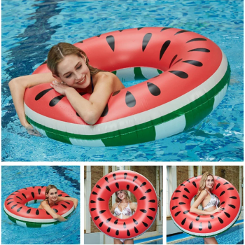 MGV Ban Pelampung Renang Watermelon Inflatable Swimming Ring PVC 90 cm - V06