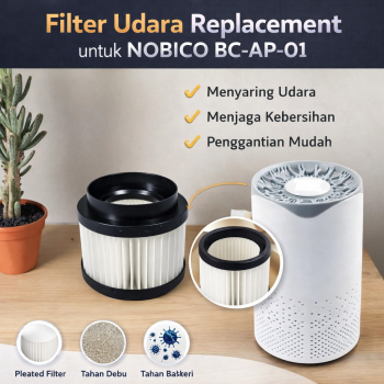 DAZZLEEX Filter Udara Replacement for Air Purifier NOBICO BC-AP-01 - QH009