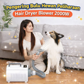 OIMG Pengering Bulu Kucing Anjing Pet Grooming Hair Dryer Blower 2000W - ZHC-02