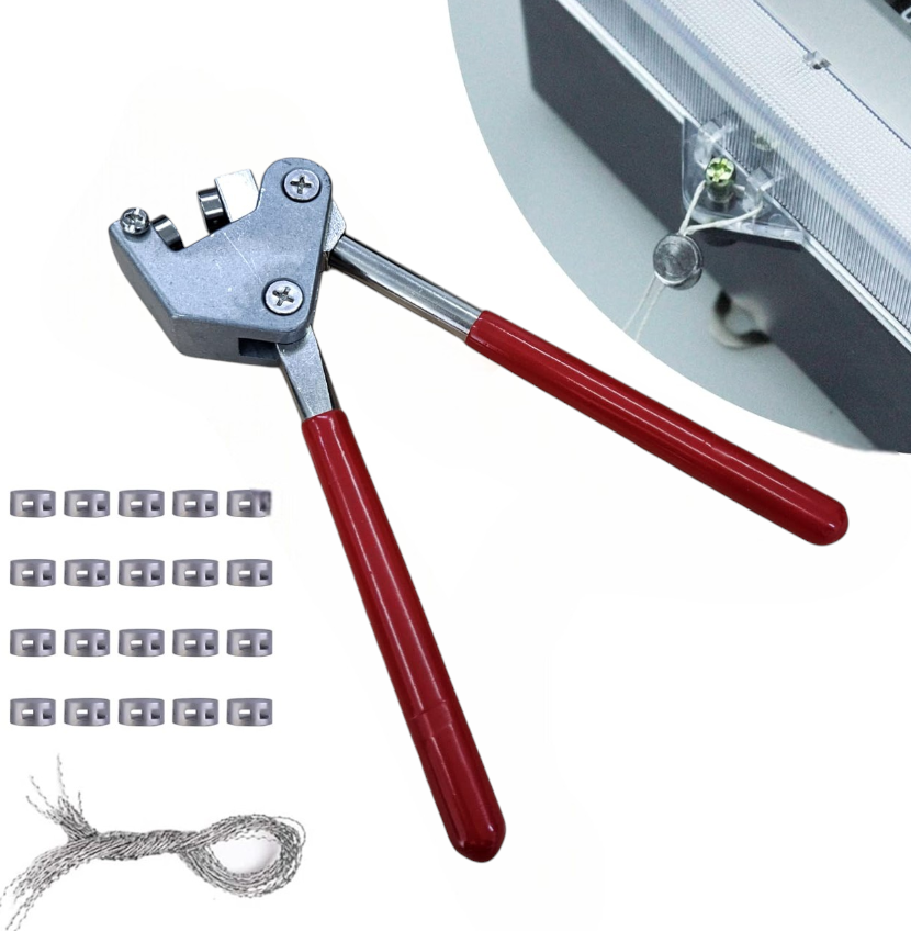 Chearw Set Tang Segel Sealing Plier with Lead Sealing and Wire - CW01 Gambar produk Chearw Set Tang Segel Sealing Plier with Lead Sealing and Wire - CW01 - 5