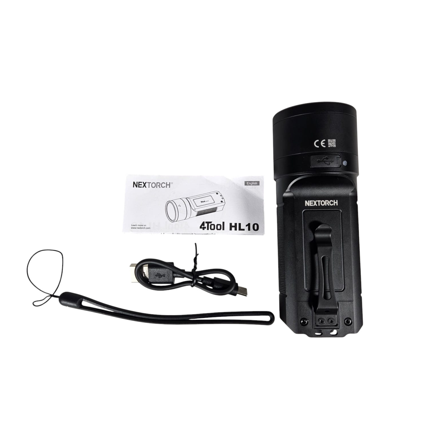 Gambar produk NEXTORCH Lampu Senter LED Bright Tactical USB Type C 10000 Lumens - HL10