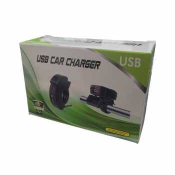 Gambar produk SIKEO Charger Motor 2 Port USB Type C PD QC 3.0 with Waterproof Cover - SK30 - Kemasan