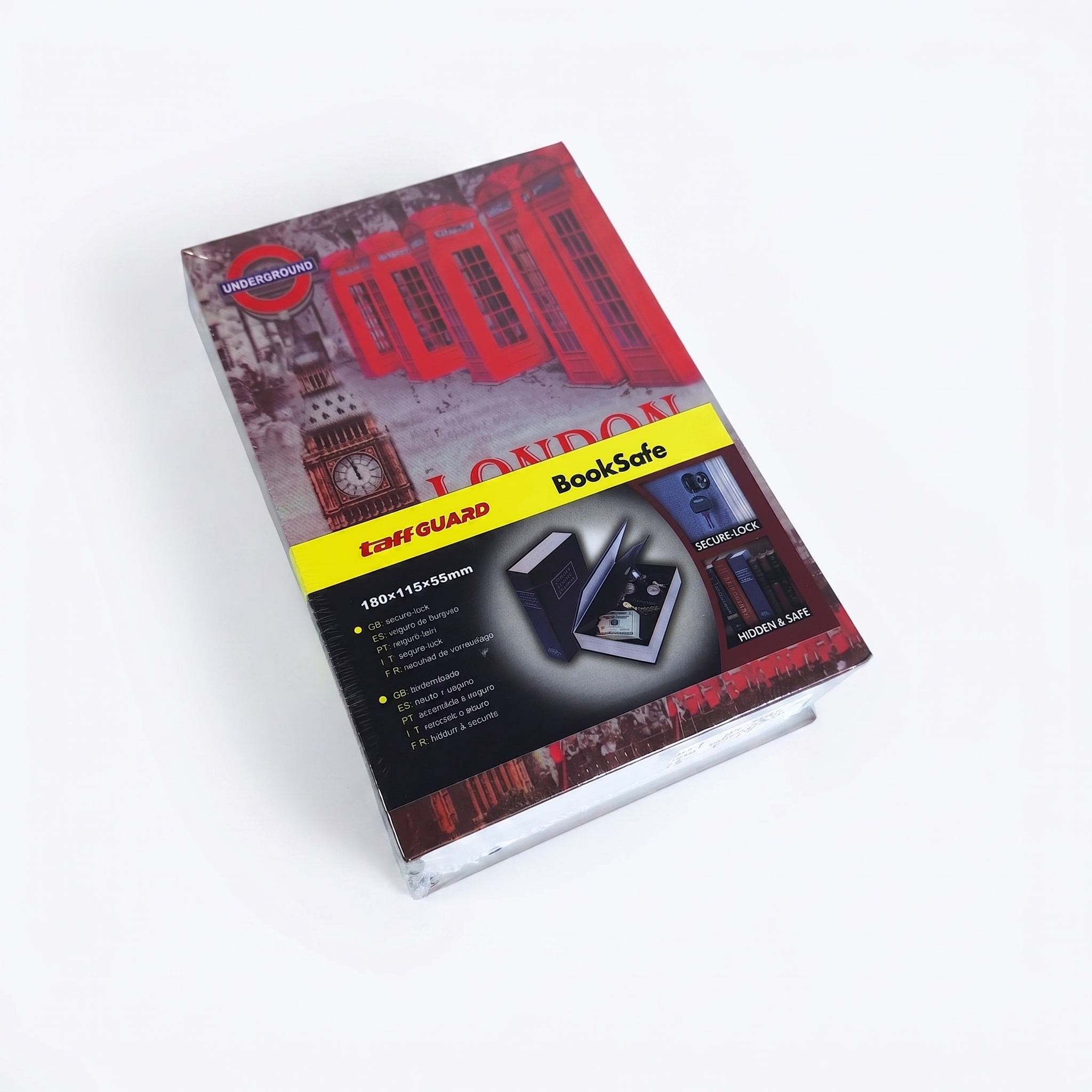 TaffGUARD Kotak Buku Novel Hidden Security Box Key Lock Size S - KB-20L Gambar produk TaffGUARD Kotak Buku Novel Hidden Security Box Key Lock Size S - KB-20L - Kemasan