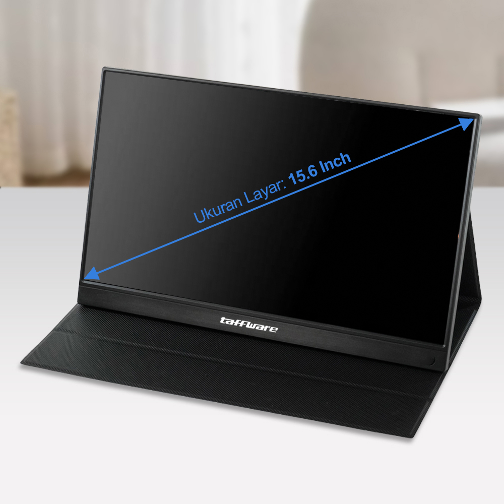 Gambar produk Taffware Portable Monitor Touchscreen 15.6 Inch IPS FHD 60Hz Type C - 1560MTSB