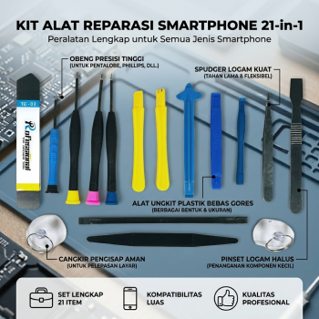 Gambar produk Taffware Peralatan Reparasi Smartphone 21in1 Repair Tools Set - TE-03