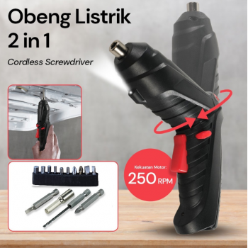 Liangdi Obeng Bor Listrik Cordless Screwdriver Drill 2in1 250 RPM - Q029