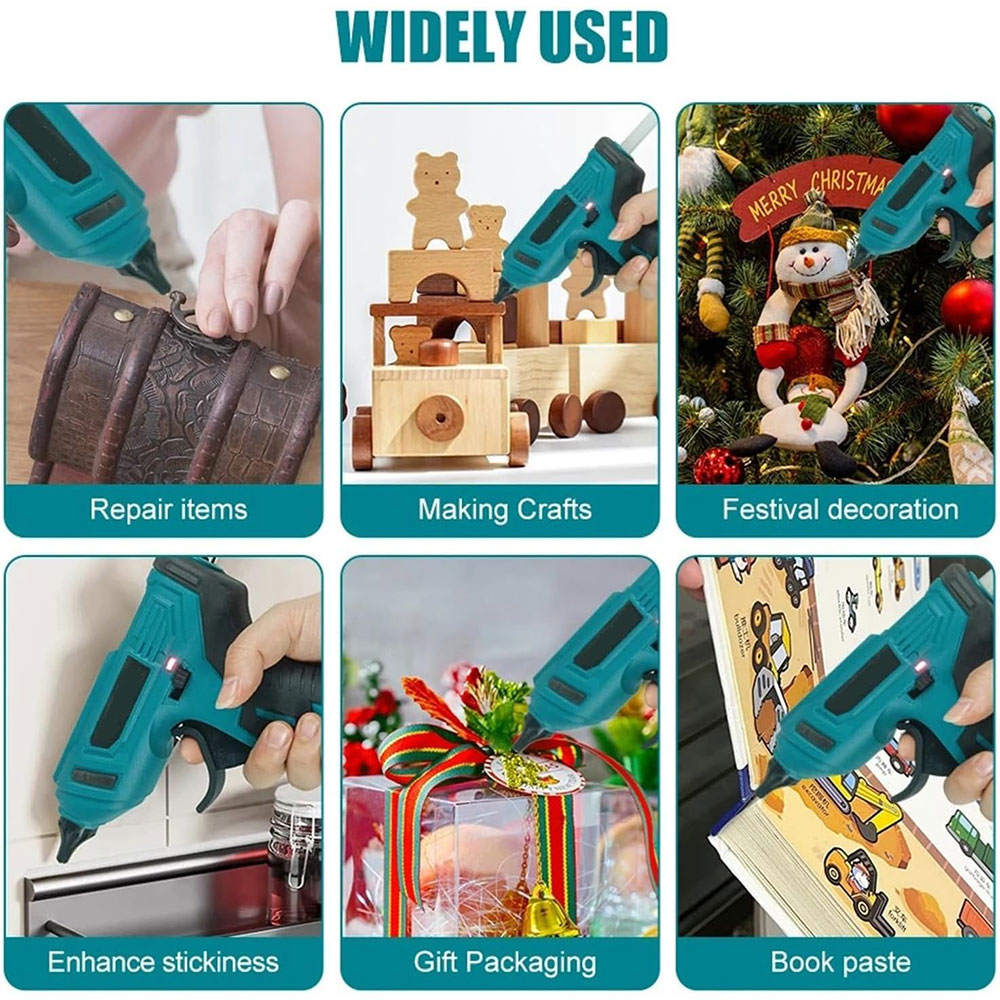 Taffware Glue Gun Hot Melt Heating Lem Tembak Pistol Panas 60W - QT-310 Gambar produk Taffware Glue Gun Hot Melt Heating Lem Tembak Pistol Panas 60W - QT-310