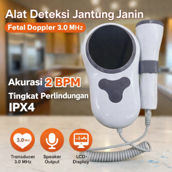 Jytop Alat Deteksi Jantung Janin Fetal Doppler LCD Heartrate 3.0MHz - YSL-T505/YSL-505