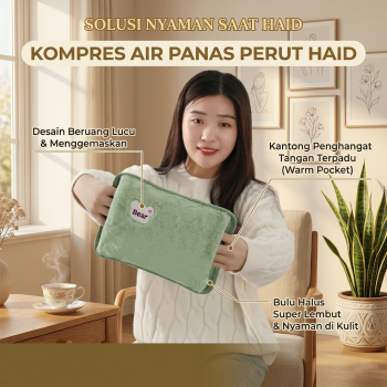 RYRA Bantal Penghangat Perut Haid Elektrik Kompres Hot Water Bag - QM-9527