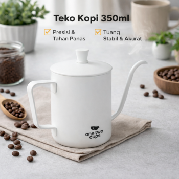 One Two Cups Teko Kopi Leher Angsa Gooseneck Pour Over Drip Kettle - HS-52