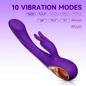 Jhion Alat Pijat Tubuh Elektrik Vibrator 10 Speed USB Waterproof - S005
