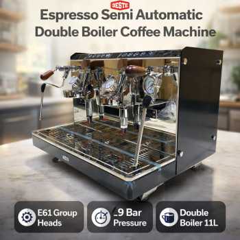Trieste Mesin Kopi Espresso Semi Automatic Double Boiler 11L E61 9 Bar - L210
