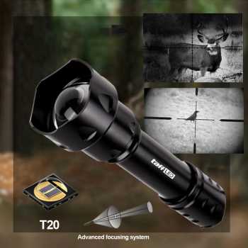 TaffLED Senter Infrared Flashlight Night Vision 850nm T20 LED IPX6 - BR20