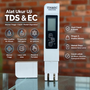 Januel Alat Ukur Uji TDS EC Meter Digital Air Minum Akuarium - 5B