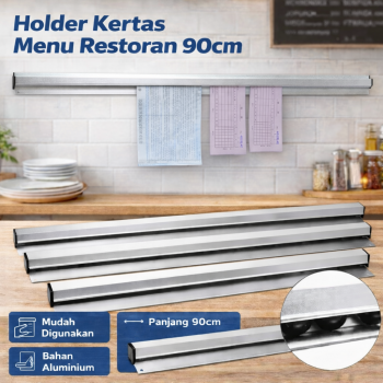 One Two Cups Holder Gantungan Kertas Pesanan Restoran Menu Order Bill - JWA9