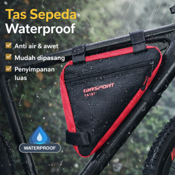 TaffSPORT Tas Sepeda Segitiga Nilon Waterproof - YA187