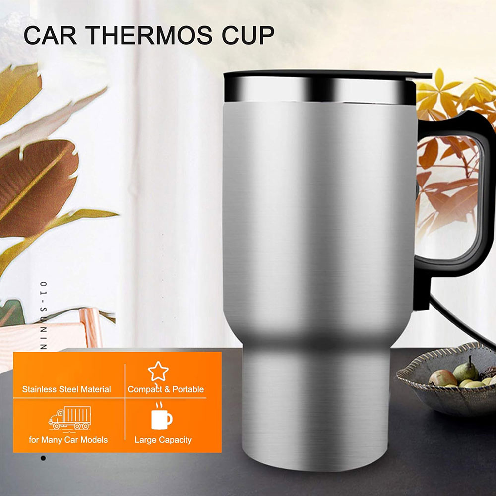 Pepisky Cangkir Pemanas Air Elektrik Mobil Travel Mug 500ml - NJ99 Gambar produk Pepisky Cangkir Pemanas Air Elektrik Mobil Travel Mug 500ml - NJ99