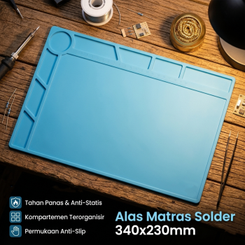 LUXIANZI Alas Matras Solder Heat Insulation Mat Non Magnetic 340x230mm - S120