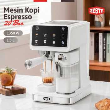 Trieste Mesin Kopi Espresso Coffee Maker Frothing 20 Bar 1350W - CM5600