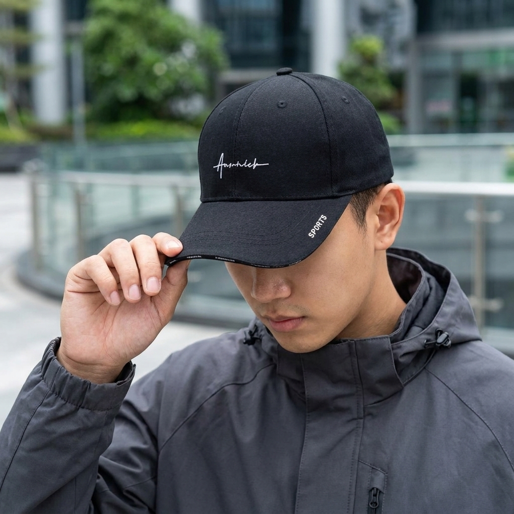 Gambar produk Vorin Topi Baseball Cap Bordir Aarrnick Sports - VO3