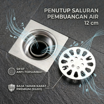 Homedec Penutup Saluran Pembuangan Air Floor Drain Short Sealing - HDC-BA046