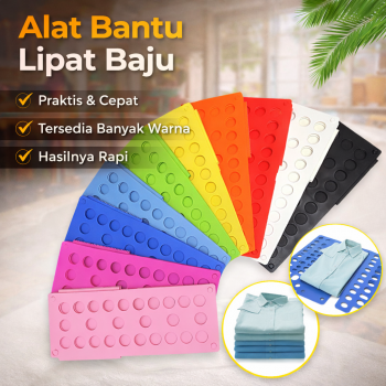 Lazy Alat Bantu Lipat Baju Anak Magical Folding Board Children Cloth - 002