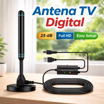 KAST Antena TV Digital Indoor High Gain Antenna DVB-T2 25dB - K290