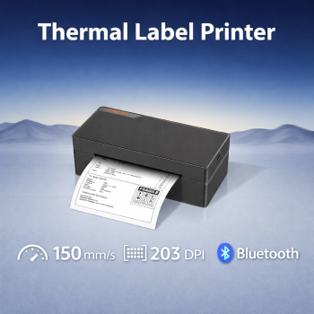 Gambar produk RONGTA Printer Barcode Thermal Label Bluetooth 108mm 203 DPI 150mm/s - RP425