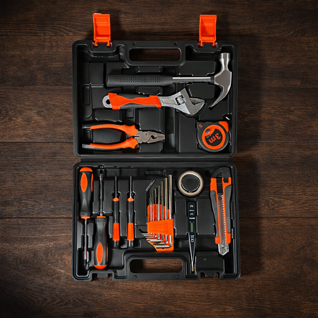 OLOEY Alat Set Perkakas Tang Palu Obeng with Box Storage 19in1 - BG50TC Gambar produk OLOEY Alat Set Perkakas Tang Palu Obeng with Box Storage 19in1 - BG50TC - 2