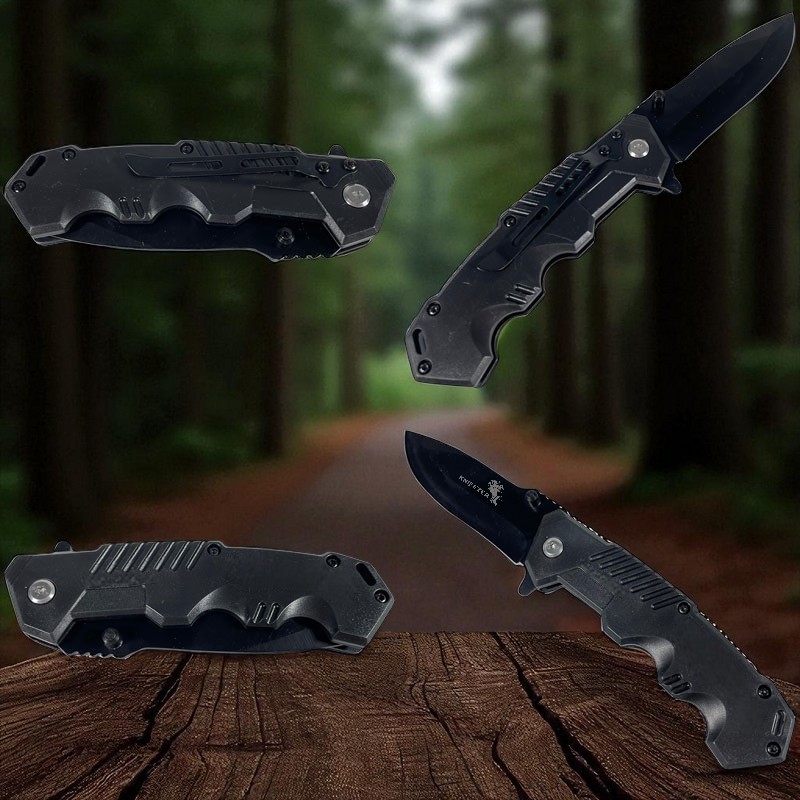 KNIFEZER Pisau Lipat Tactical Folding Knife Survival Camping EDC - SR-ZDD1 Gambar produk KNIFEZER Pisau Lipat Tactical Folding Knife Survival Camping EDC - SR-ZDD1